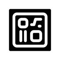 barcode icon. glyph icon for your website, mobile, presentation, and logo design. vector