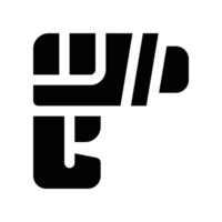 barcode scanner icon. glyph icon for your website, mobile, presentation, and logo design. vector