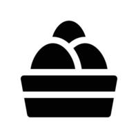 egg icon. glyph icon for your website, mobile, presentation, and logo design. vector