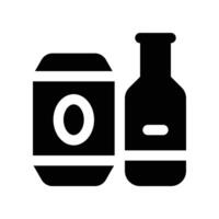 soft drink icon. glyph icon for your website, mobile, presentation, and logo design. vector