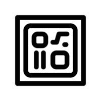 barcode icon. line icon for your website, mobile, presentation, and logo design. vector