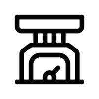 scale icon. line icon for your website, mobile, presentation, and logo design. vector