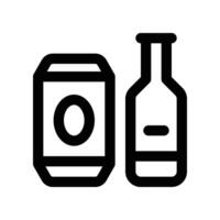 soft drink icon. line icon for your website, mobile, presentation, and logo design. vector