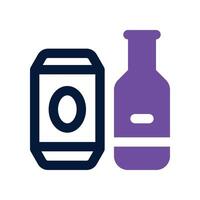 soft drink icon. dual tone icon for your website, mobile, presentation, and logo design. vector