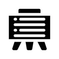 blackboard icon. glyph icon for your website, mobile, presentation, and logo design. vector