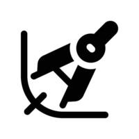 drawing compass icon. glyph icon for your website, mobile, presentation, and logo design. vector