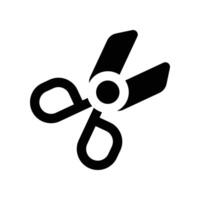 scissor icon. glyph icon for your website, mobile, presentation, and logo design. vector