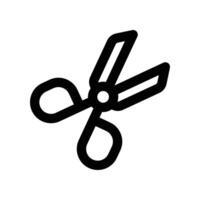 scissor icon. line icon for your website, mobile, presentation, and logo design. vector