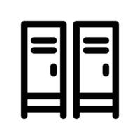 locker icon. line icon for your website, mobile, presentation, and logo design. vector