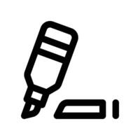 marker icon. line icon for your website, mobile, presentation, and logo design. vector