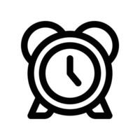 alarm clock icon. line icon for your website, mobile, presentation, and logo design. vector
