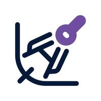 drawing compass icon. dual tone icon for your website, mobile, presentation, and logo design. vector