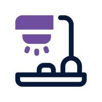 table lamp icon. dual tone icon for your website, mobile, presentation, and logo design. vector