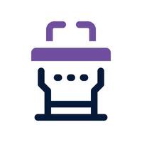 podium icon. dual tone icon for your website, mobile, presentation, and logo design. vector