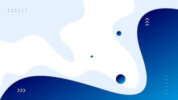 blue fluid wave abstract background vector