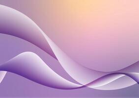 Modern line curve purple presentation background vector