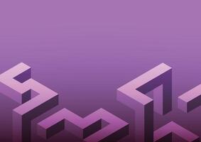 Abstract presentation purple graphic geometry background vector