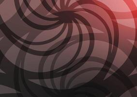 Graphic red light line curve art swirl background vector