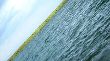 Venice flood barriers protecting the lagoon from flooding video