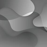Gradient waves shape. vector