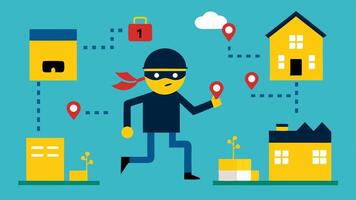 These illustrations can combine to create a fun and engaging narrative about a robbery getaway plan without depicting reallife events or specific locations.. vector