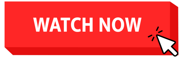 Watch now Button with pointer clicking. Web button. Finger Pressing. Click to Watch now Concept. illustration png
