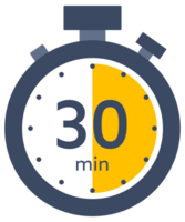 Set of timer and Stopwatch icons. Countdown symbol. Kitchen timer icon png
