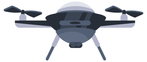 Four different drones flying and recording, showing the future of technology in our lives png