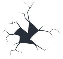 Emerging cracks on white surface hint at danger and risk, resembling earthquake aftermath. Dynamic patterns of splitting add depth to serene background png