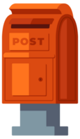Collection of various mailboxes and postboxes, showcasing different designs and colors for receiving mail and correspondence png