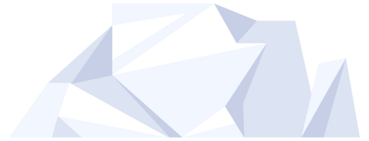 Varieties icebergs set. Antarctic cartoon ice. Floating ice mountain. Melting icebergs and frozen icy blocks. png