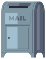 Collection of various mailboxes and postboxes, showcasing different designs and colors for receiving mail and correspondence png