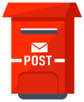 Post mail boxes set. Letter boxes for communication, mailing. Mail newsletter package delivery png