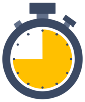 Set of timer and Stopwatch icons. Countdown symbol. Kitchen timer icon png