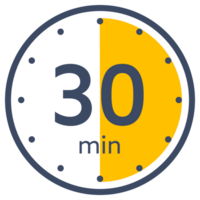 Set of timer and Stopwatch icons. Countdown symbol. Kitchen timer icon png