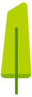 Collection of simple stylized green trees and bushes, perfect for representing nature in a simplified way png