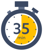 Set of timer and Stopwatch icons. Countdown symbol. Kitchen timer icon png