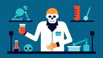 These descriptions can help provide a visual representation of the work and environment of a forensic anthropologist.. vector