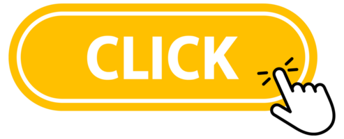Click Button with pointer clicking. Web button. Finger Pressing. Click to Click here Concept. illustration png