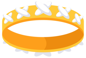Golden wedding rings are lying inside and outside open red and pink boxes with different jewelry around png