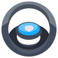 Set of six steering wheels showing different styles and designs for drivers of all types, from racing cars to everyday vehicles. png