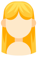 Featuring a diverse group of people of different ethnicities and hairstyles looking forward with blank faces. png