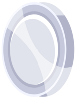 Cartoon style gold and silver coins rotating animation sprite sheet for game developers. png