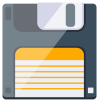 Set of retro Magnetic floppy disc. Computer data storage, Diskette. png