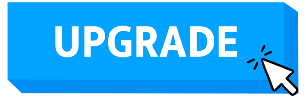 Upgrade Button with pointer clicking. Web button. Finger Pressing. Click to Upgrade Concept. illustration png