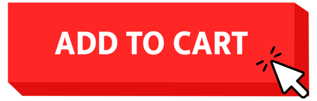 Add to cart Button with pointer clicking. Web button. Finger Pressing. Click to Add to cart Concept. illustration png