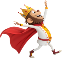 Charming King Momo Posing at Colorful Rio Carnival. . png