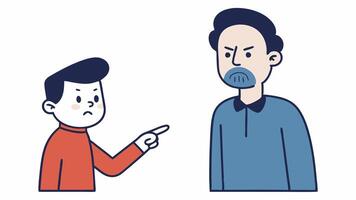 Sketch Style A handdrawn effect showing a witness with a concerned expression pointing towards a timidlooking suspect capturing the emotional weight of the moment.. vector