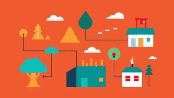 These descriptions should help visualize various aspects of the scenario while keeping the illustrations simple and stylistic.. vector