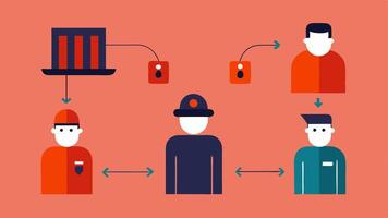 These descriptions can guide illustrations that effectively depict the process and security measures involved in prisoner exchanges.. vector